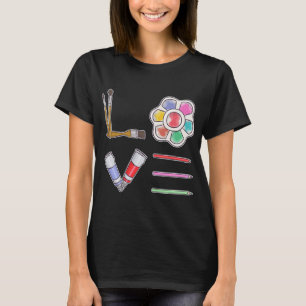 Love Funny Artist Painter Painting Drawing T-Shirt