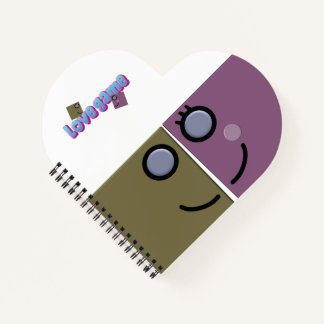 Love Game couple together Notebook