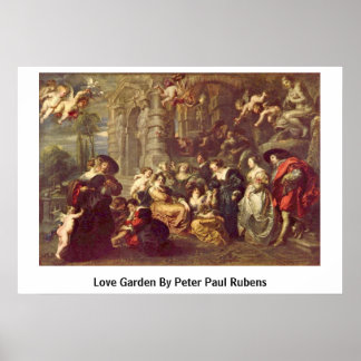 Love Garden By Peter Paul Rubens Poster