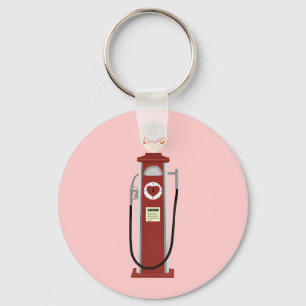 Love Gas Pump Key Ring