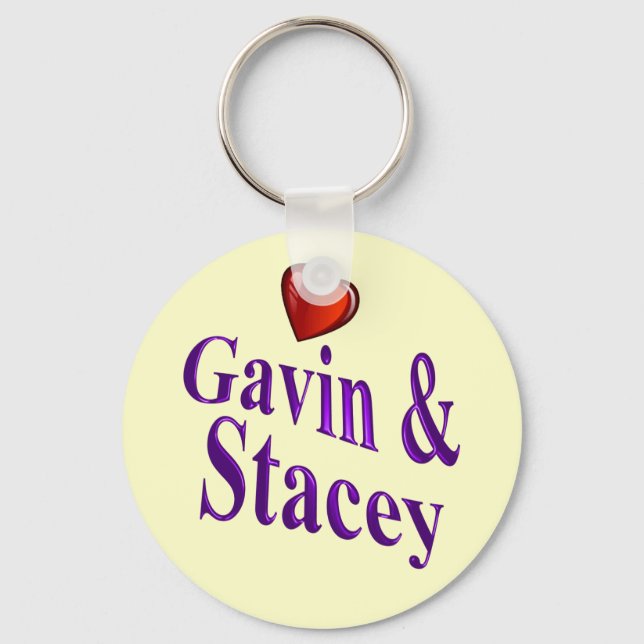 Love Gavin and Stacey Key Ring (Front)