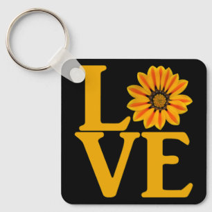 Love Gazania Classic Key Ring