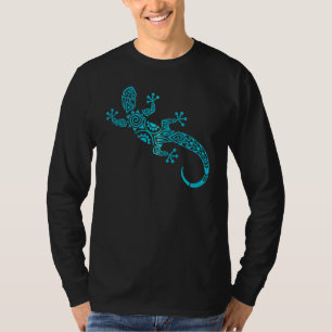 Love Geckos Tribal Lizard Chameleon Gecko  Tattoo  T-Shirt