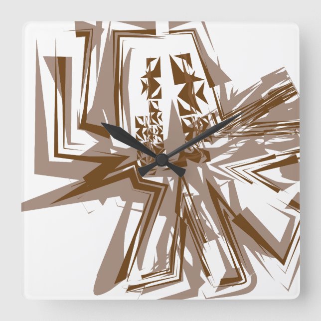 LOVE GEOMESKY ANIMALS elephantl BY MASANSER Square Wall Clock (Front)