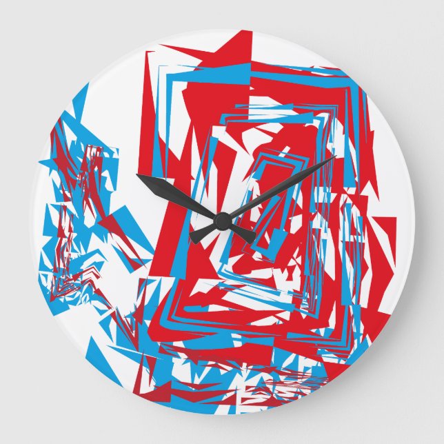 LOVE GEOMESKY ANIMALS snail BY MASANSER Large Clock (Front)