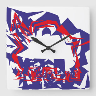LOVE GEOMESKY ANIMALS turtleBY MASANSER Square Wall Clock