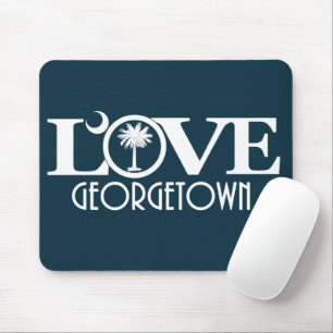 LOVE Georgetown South Carolina Mouse Mat