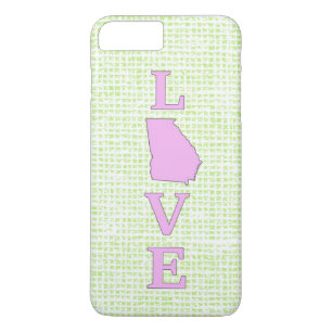 LOVE Georgia State Map iPhone 8 Plus/7 Plus Case