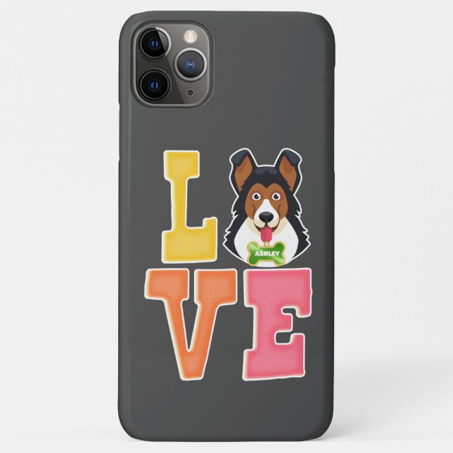 Love German Shepherd  Cute Dog Dad Dog Mum Case-Mate iPhone Case (Back)