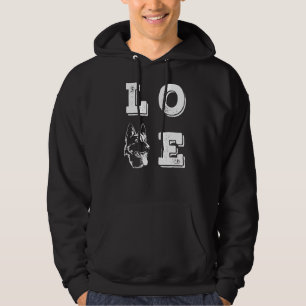 Love German Shepherd Love Dogs Dog Hoodie