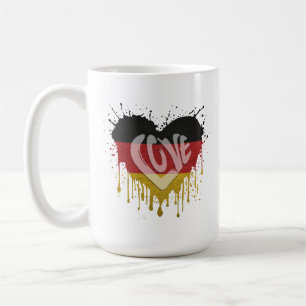 Love Germany Flag Coffee Mug