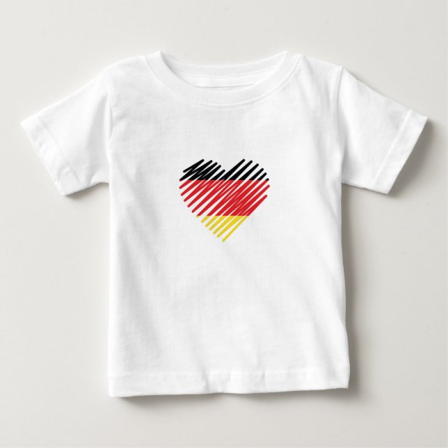 Love Germany Pride Baby T-Shirt (Front)