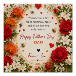 LOVE GIFT FOR FATHER'S DAY POSTER
