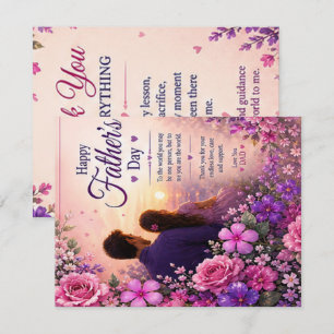 LOVE GIFT FOR FATHER'S DAY RSVP CARD