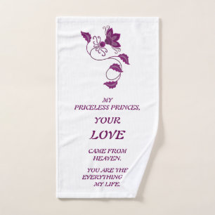 LOVE GIFT FOR GIRLFRIEND, WIFE, DAUGHTER, SISTER, HAND TOWEL