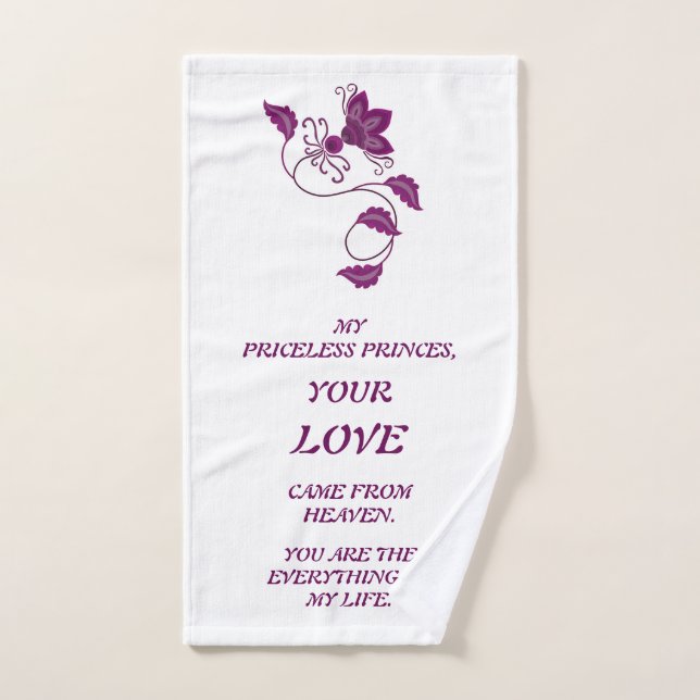 LOVE GIFT FOR GIRLFRIEND, WIFE, DAUGHTER, SISTER,  HAND TOWEL (Hand Towel)