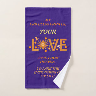 LOVE GIFT FOR GIRLFRIEND, WIFE, DAUGHTER, SISTER, HAND TOWEL