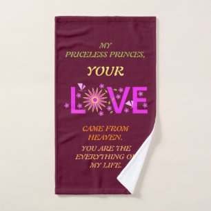 LOVE GIFT FOR GIRLFRIEND, WIFE, DAUGHTER, SISTER, HAND TOWEL
