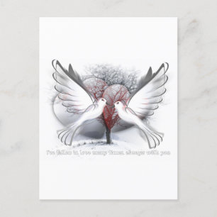 Love gift for her postcard