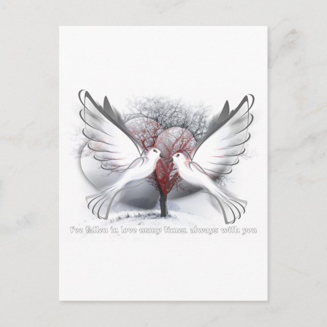 Love gift for her postcard (Front)