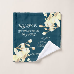 LOVE GIFT FOR MOM DAD DAUGHTER SISTER BOTHER SON WASH CLOTH