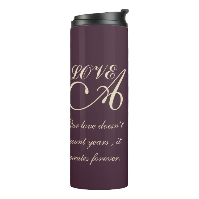 LOVE GIFT FOR MOM DAD SISTER DAUGHTER BROTHER THERMAL TUMBLER (Rotated Left)