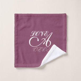 LOVE GIFT FOR MOM DAD SISTER DAUGHTER BROTHER WASH CLOTH