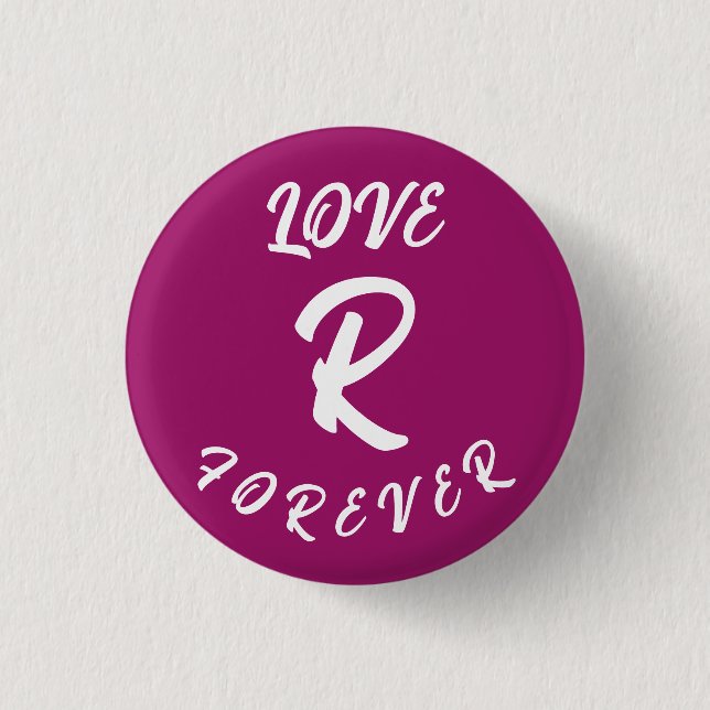LOVE GIFT HUSBAND WIFE GIRLFRIEND BOYFRIEND FRIEND 3 CM ROUND BADGE (Front)