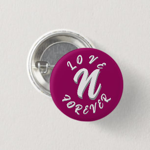 LOVE GIFT HUSBAND WIFE GIRLFRIEND BOYFRIEND FRIEND 3 CM ROUND BADGE