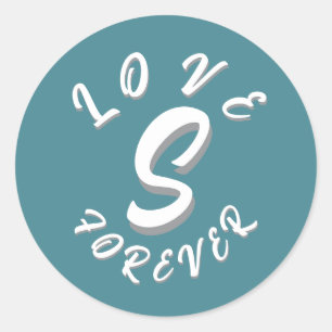 LOVE GIFT HUSBAND WIFE GIRLFRIEND BOYFRIEND FRIEND CLASSIC ROUND STICKER