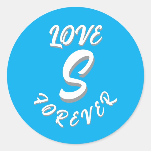 LOVE GIFT HUSBAND WIFE GIRLFRIEND BOYFRIEND FRIEND CLASSIC ROUND STICKER (Front)