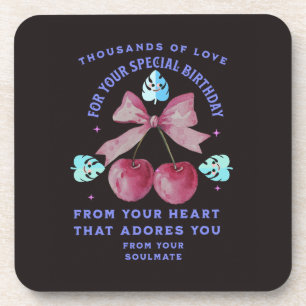 LOVE GIFT MOM DAD SISTER BROTHER BOSS TEACHER SON COASTER