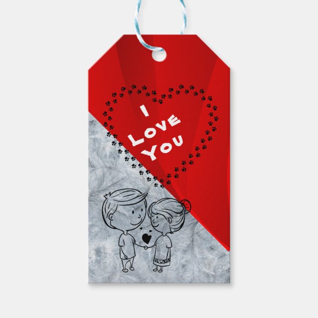 Love  gift tags (Front)