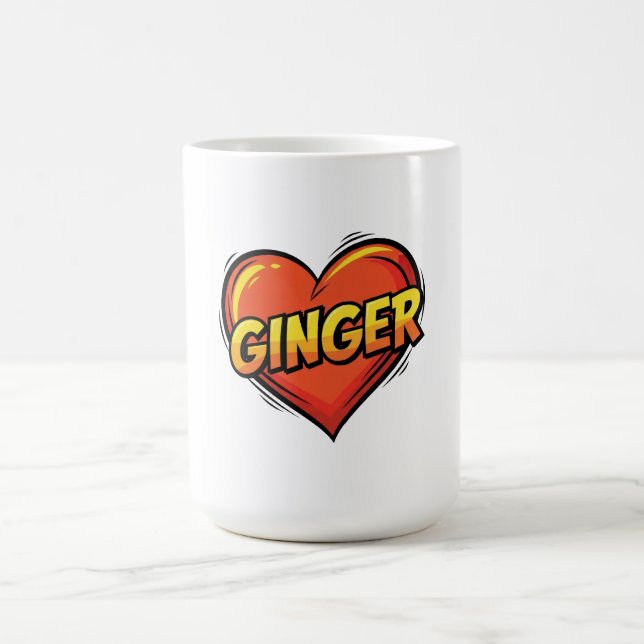 Love Ginger Coffee Mug (Center)