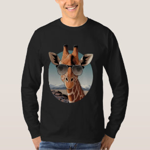 Love Giraffe Sunglass Wildlife Animal Kid Girl Men T-Shirt