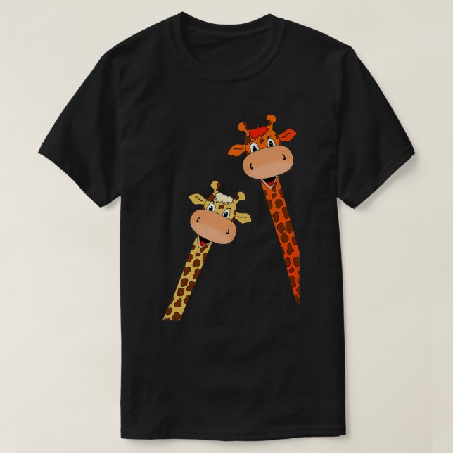 Love Giraffes Giraffe Lovers Giraffe T-Shirt (Design Front)