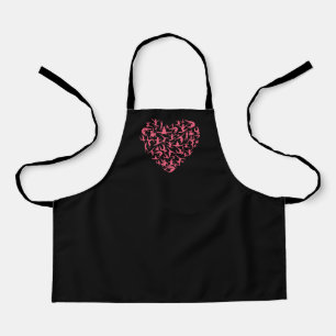 Love Girls Gymnastics - Silhouette Heart Apron