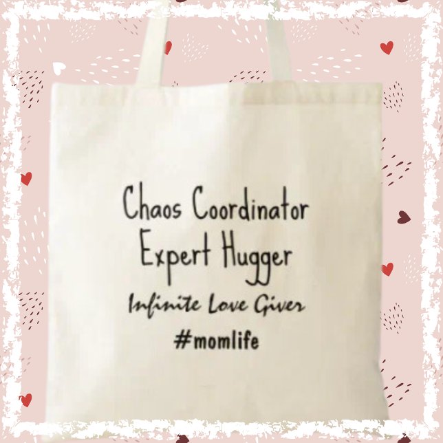 Love Giver Cute Mum Slogan Mother's Day Gift Tote Bag (Shop now and make a statement and celebrate mum life today!)