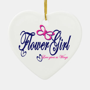 Love Gives us Wings Ceramic Tree Decoration