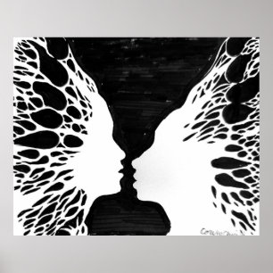 Love gives you butterlies poster