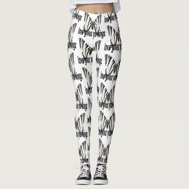 Love Gives You Wings  Leggings (Front)