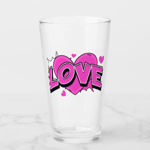 LOVE Glass Cup