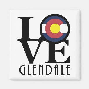 LOVE Glendale Colorado Magnet