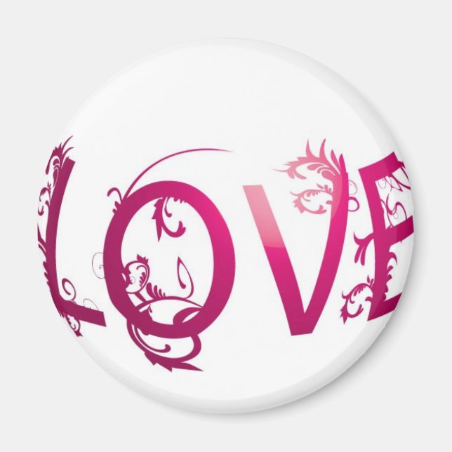 Love Globe Magnet (Front)