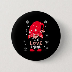 Love Gnome Family Matching Valentines Day Funny Gi 6 Cm Round Badge