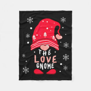 Love Gnome Family Matching Valentines Day Funny Gi Fleece Blanket