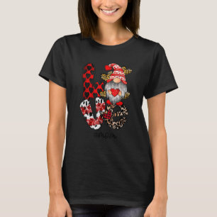 Love Gnome Mum Happy Valentine Day 2022 T-Shirt