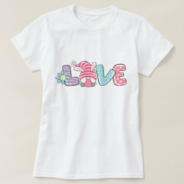 Love  Gnome T-Shirt (Design Front)