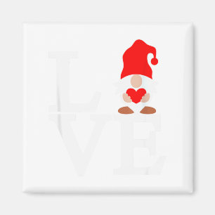 Love Gnome Valentines Magnet