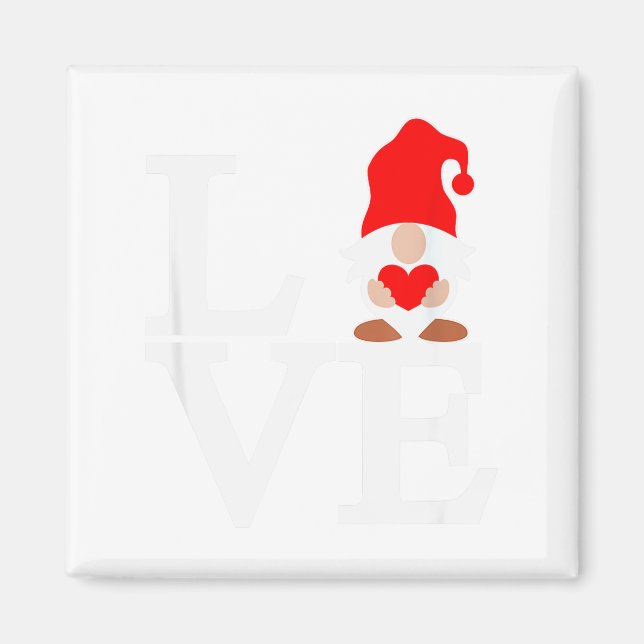 Love Gnome Valentines  Magnet (Front)